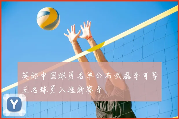 英超中国球员名单公布武磊李可等五名球员入选新赛季