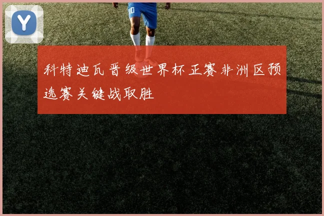 科特迪瓦晋级世界杯正赛非洲区预选赛关键战取胜